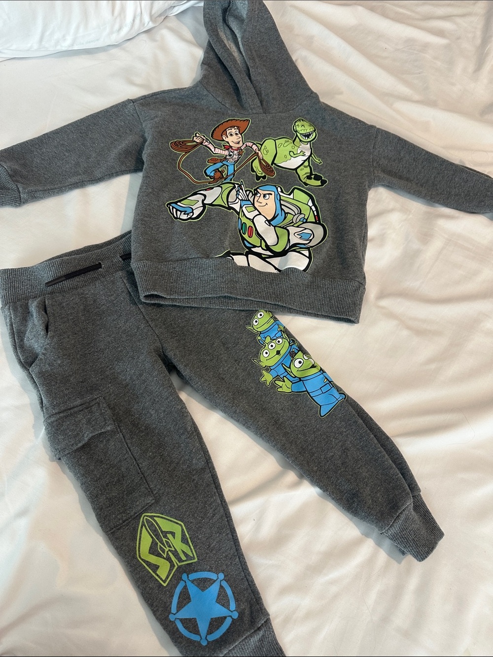 3T Grey Toy Story Hoodie & Joggers Set
